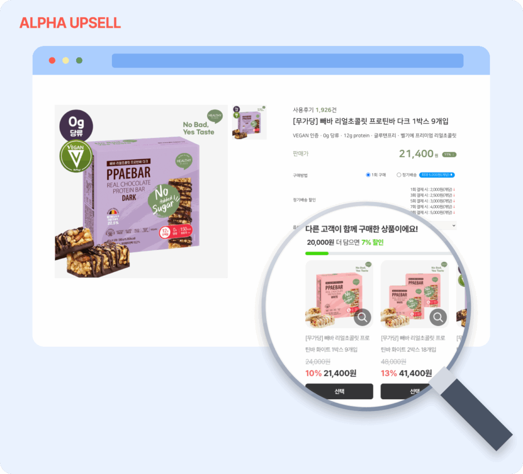 alphaupsell sales upsell