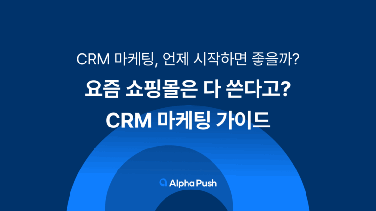 요즘 쇼핑몰은 다 쓴다고? CRM 솔루션 가이드