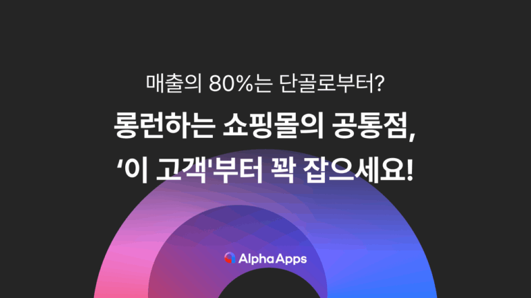 매출의 80%가 단골? 단골을 잡아야 쇼핑몰이 커진다!