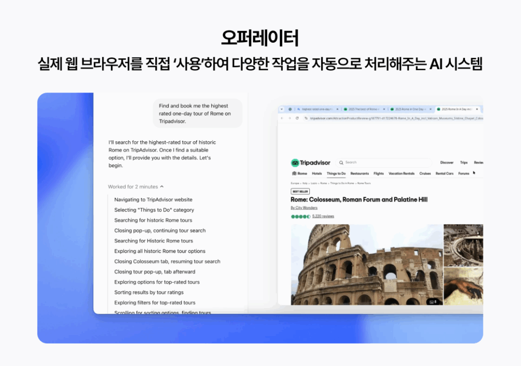 AI로 91% 할인받기? AI 에이전트로 달라지는 쇼핑 경험 17 오퍼레이터